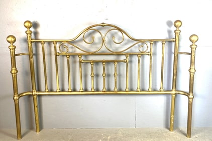 King Size Brass Bed Headboard