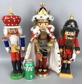 3 Steinbach Wooden Nutcrackers