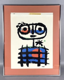 Joan Miro Abstract Lithograph