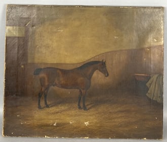 James Clark Horse in Stall