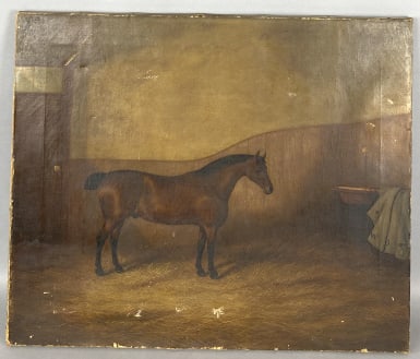 James Clark Horse in Stall (1 of 6)