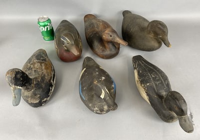 6 Wood Duck Decoys