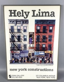 Hely Lima Exhibition Poster NY Construction