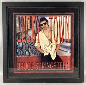 Signed Bruce Springsteen Lucky Town Poster