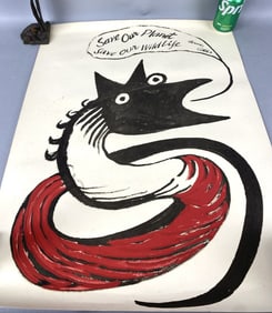 A. Calder "Save Our Planet Save Our Wildlife"