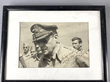 Signed Douglas MacArthur Photograph