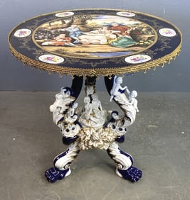 Meissen Style Porcelain Table