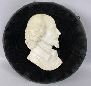 Wedgwood Style Plaque of William Shakespeare