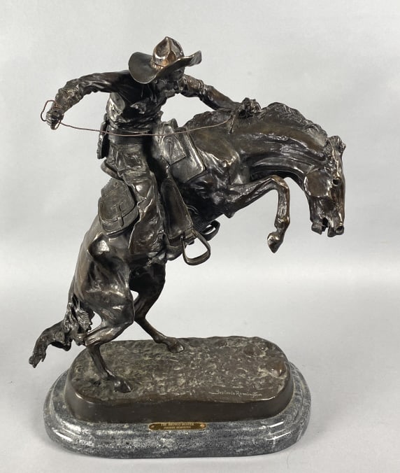 After Frederick Remington "The Bronco Buster" (1 of 6)