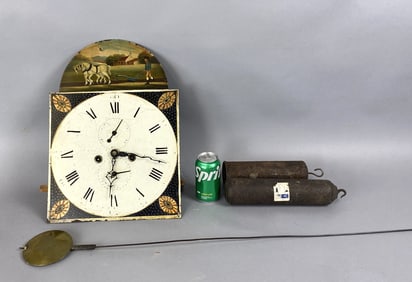 19th C. Grandfather Clock Fusee Movement