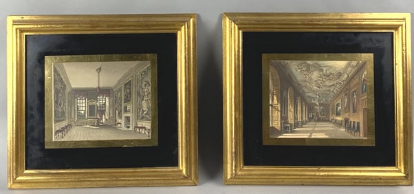 Pair of Interior Prints