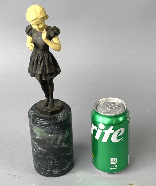 After Ferdinand Preiss Bronze & Celluloid Girl (1 of 6)