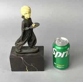 After Ferdinand Preiss Bronze & Celluloid Boy