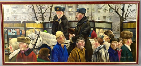 Abramov A.V. Soviet Street Scene