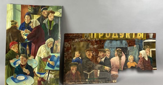 2 Abramov A.V. Soviet Cafe & Street Scene