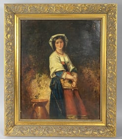 Peasant Girl Signed VML
