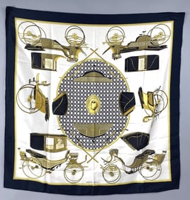 Hermes Carre 90 Les Voitures Scarf