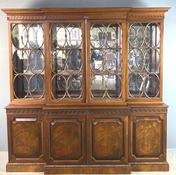 Georgian Style Mahogany Breakfront (1 of 6)
