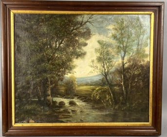 Painting of River Scene