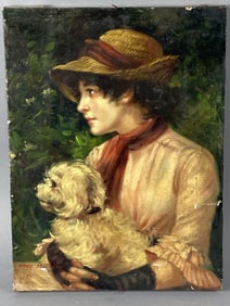 Meg March Girl & Dog
