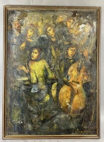 Russian Painting of Musicians