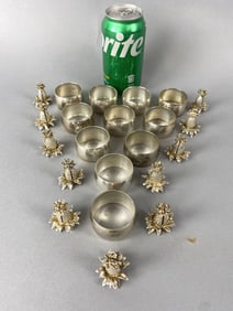 Tiffany & Co. Sterling Napkin Rings & Card Holders