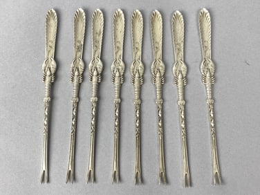 8 Sterling Silver Lobster Forks