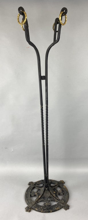 Art Deco Metal Plant Stand (1 of 4)