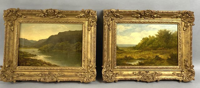 Pair of Dixon Landscape Paintings