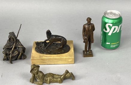 Group of 4 Bronze Articles