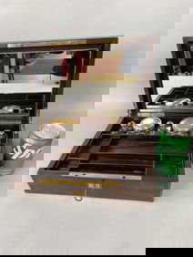 Victorian Coromandel Wood Dressing Box