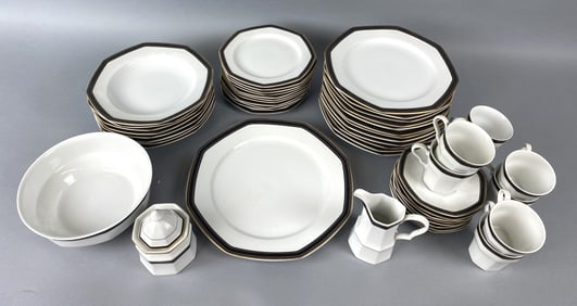 Christopher Stuart Black Dress Dinner Set
