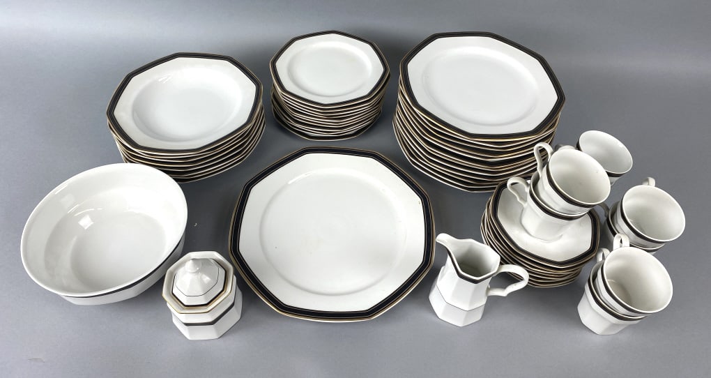 Christopher Stuart Black Dress Dinner Set (1 of 4)