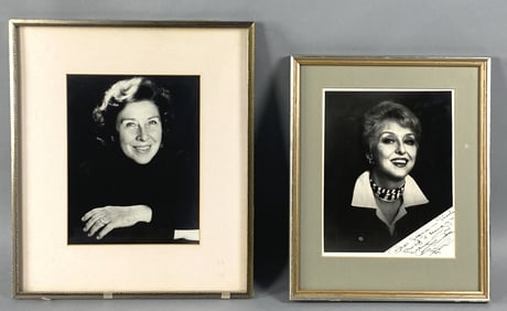 Group of 2 Signed Celebrity Photos