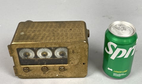 Three Movement Noal Bank Vault Door Time Clock