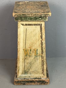 19th C. Paint Decorated Pedestal