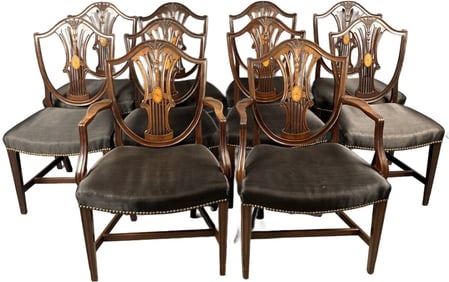 10 Schmieg-Hungate & Kotzian Shield Back Chairs