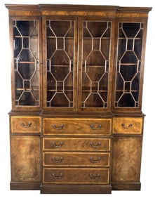 Baker Mahogany Break Front