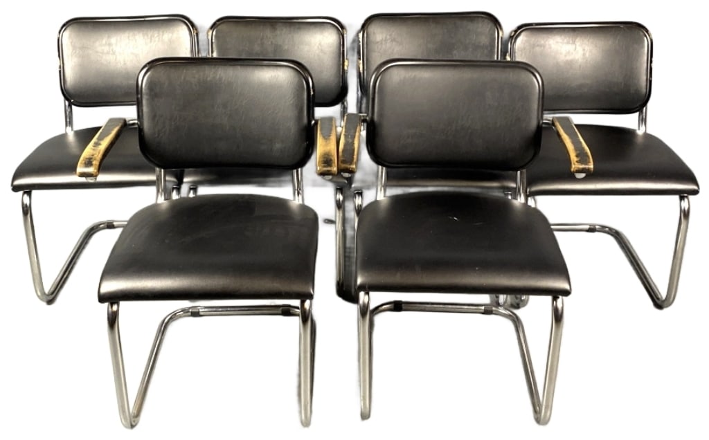 Set of Six Thonet Dining Chairs (1 of 8)