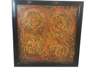 Pollock Style Abstract Painting