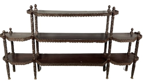 Highly Carved 3 Tier Etagere