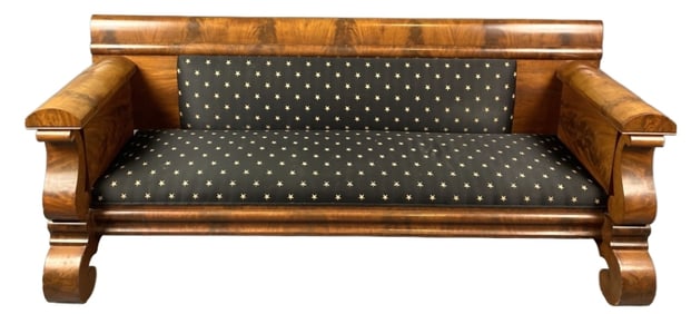 Empire Mahogany Sofa