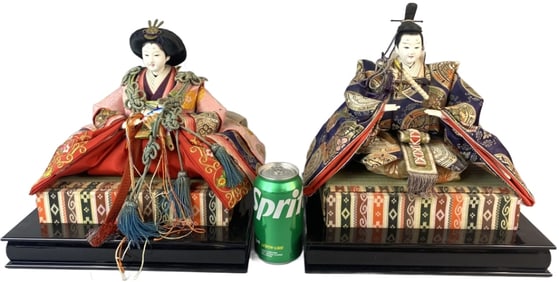 Japanese Hina Matsuri Dolls Emperor & Empress