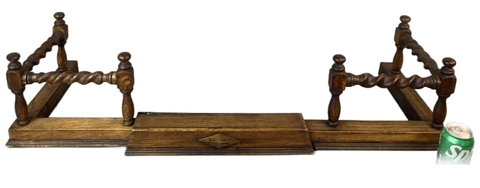 Early 20th C. Oak Adjustable Fender