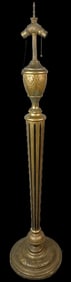 Art Deco Gold Painted Floor Lamp