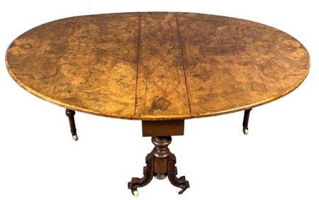 Victorian Walnut Sutherland Table