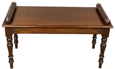 George Bullock Style Mahogany Bench