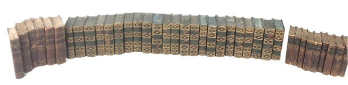 Group of Leather Binding Books