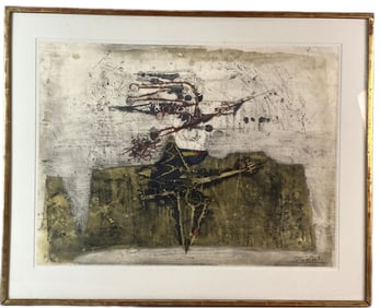 Johnny Friedlaender Abstract Etching