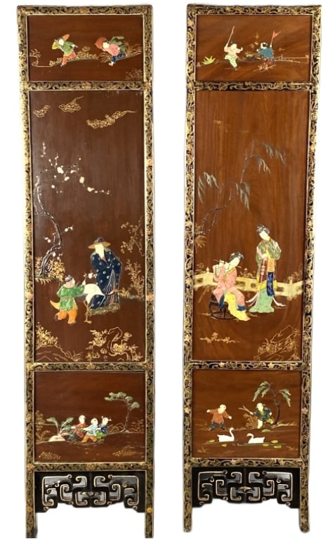 Pair of Asian Decorative Wall Panels. (1 of 6)